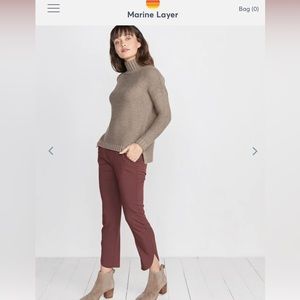 Allison pant- XL- raisin